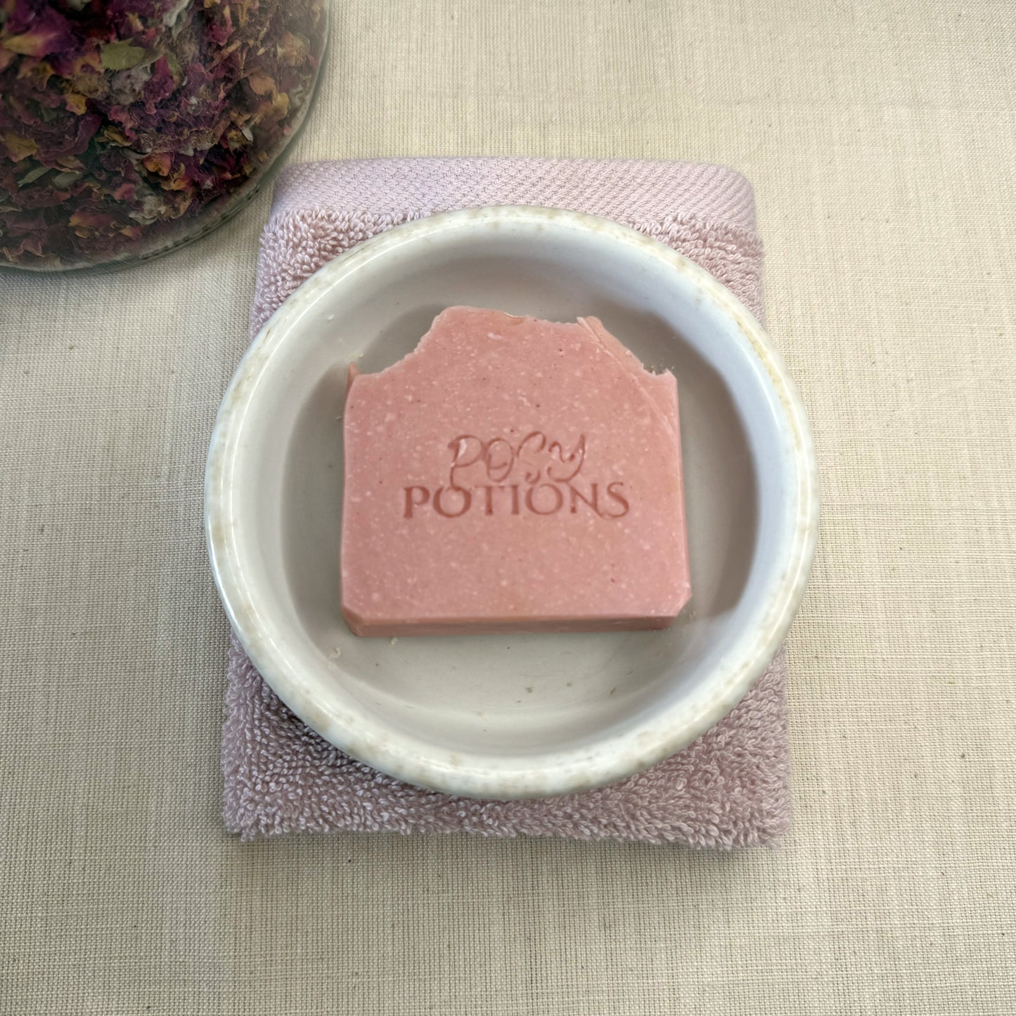 Rose Petal Charm Soap Bar