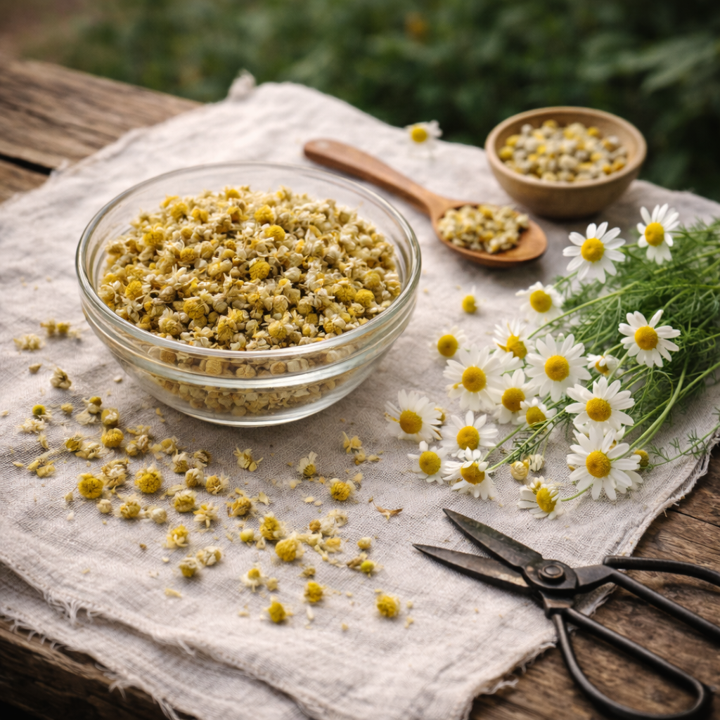 Chamomile botanical used in Posy Potions infusions