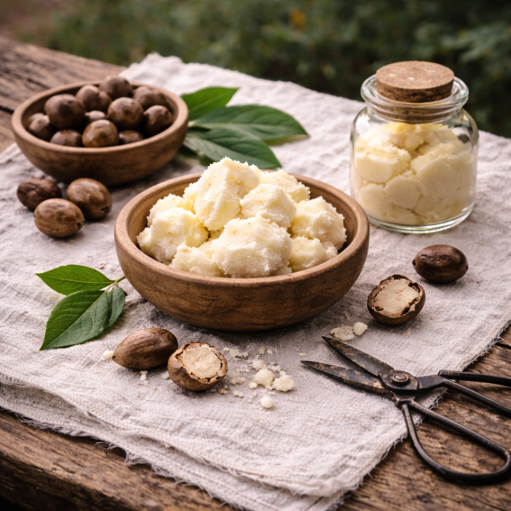 Shea Butter used in Posy Potions soaps and lotions