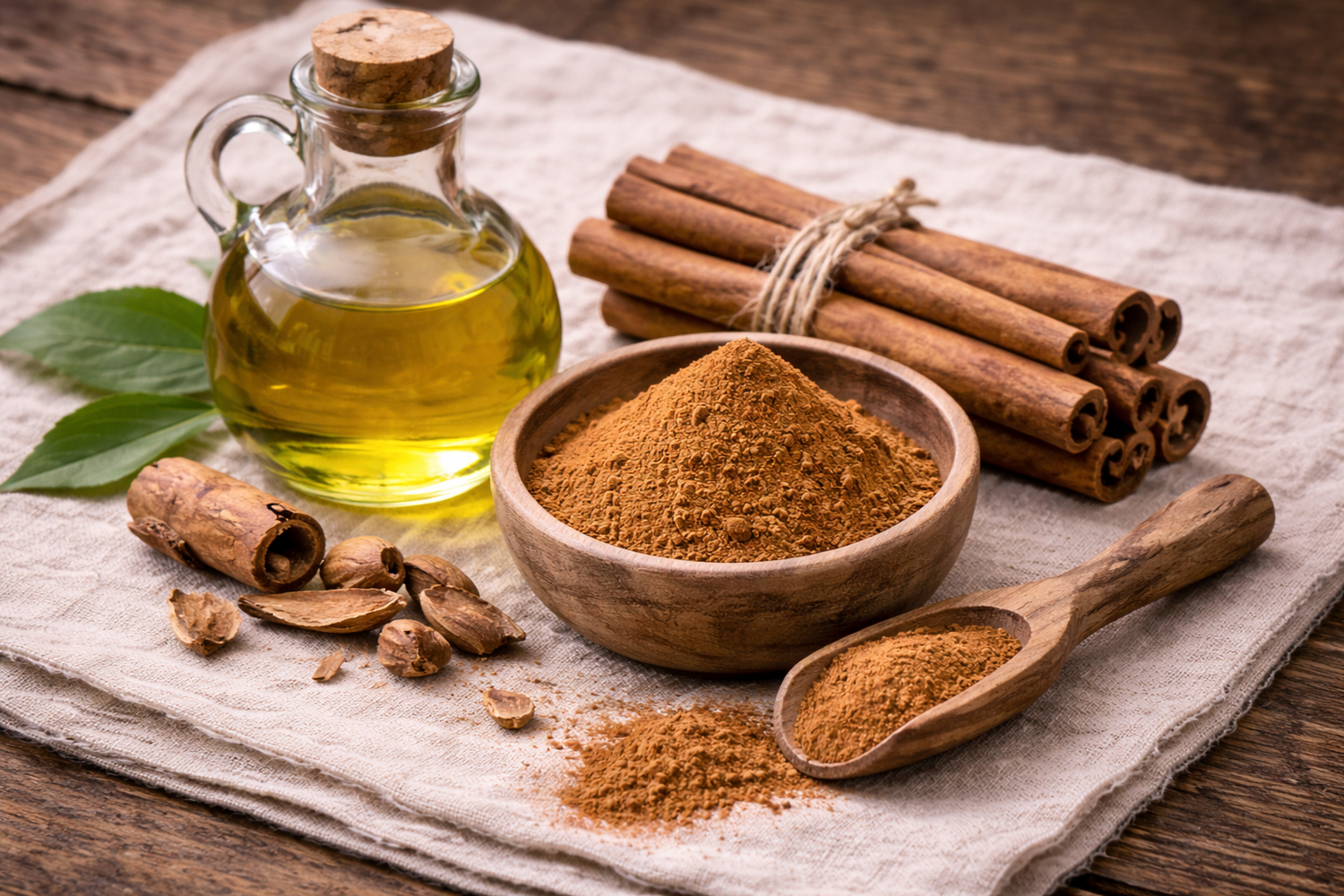 Cinnamon used in Posy Potions soaps and lotions