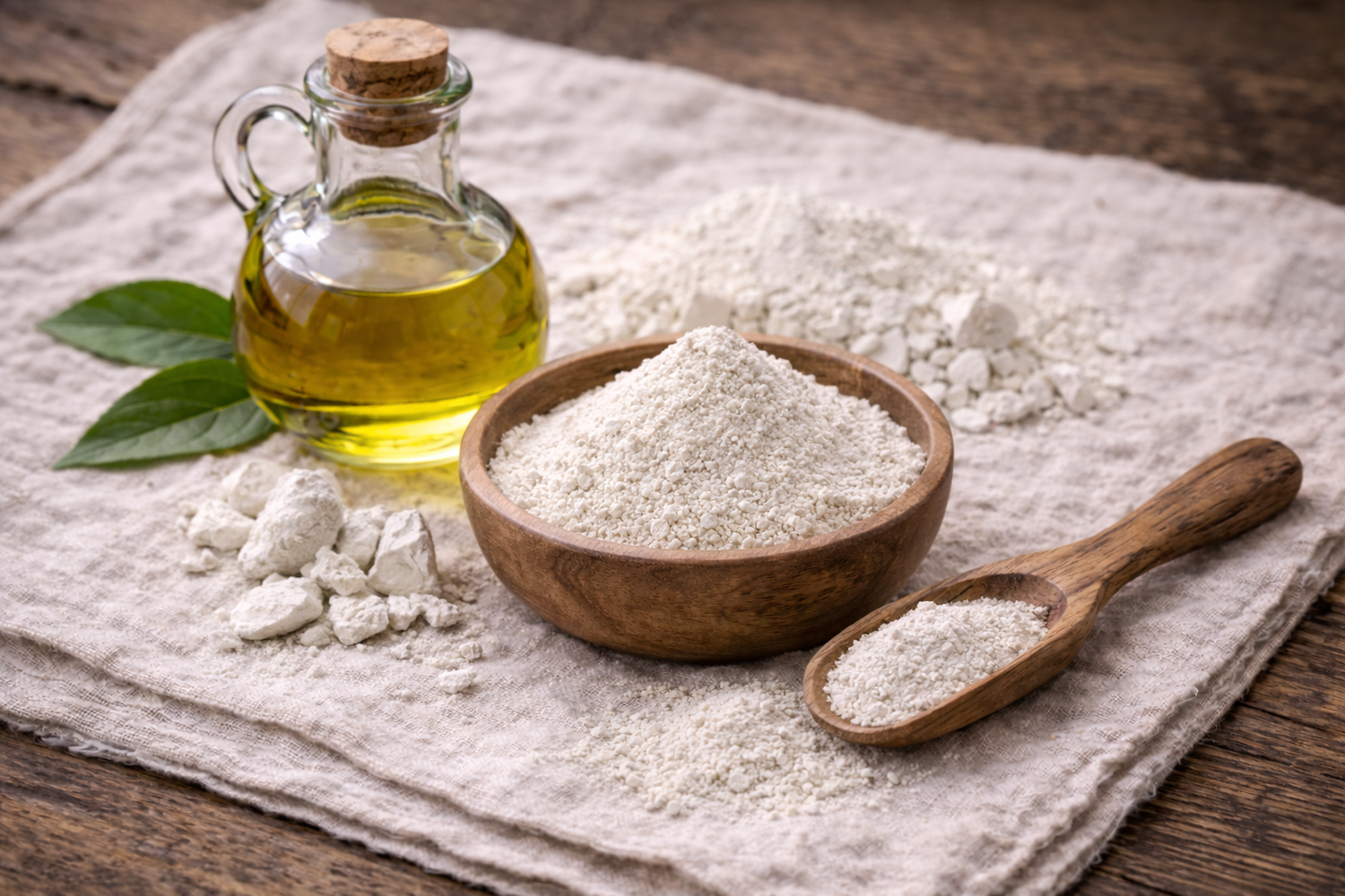 White Kaolin Clay used in Posy Potions soaps and lotions