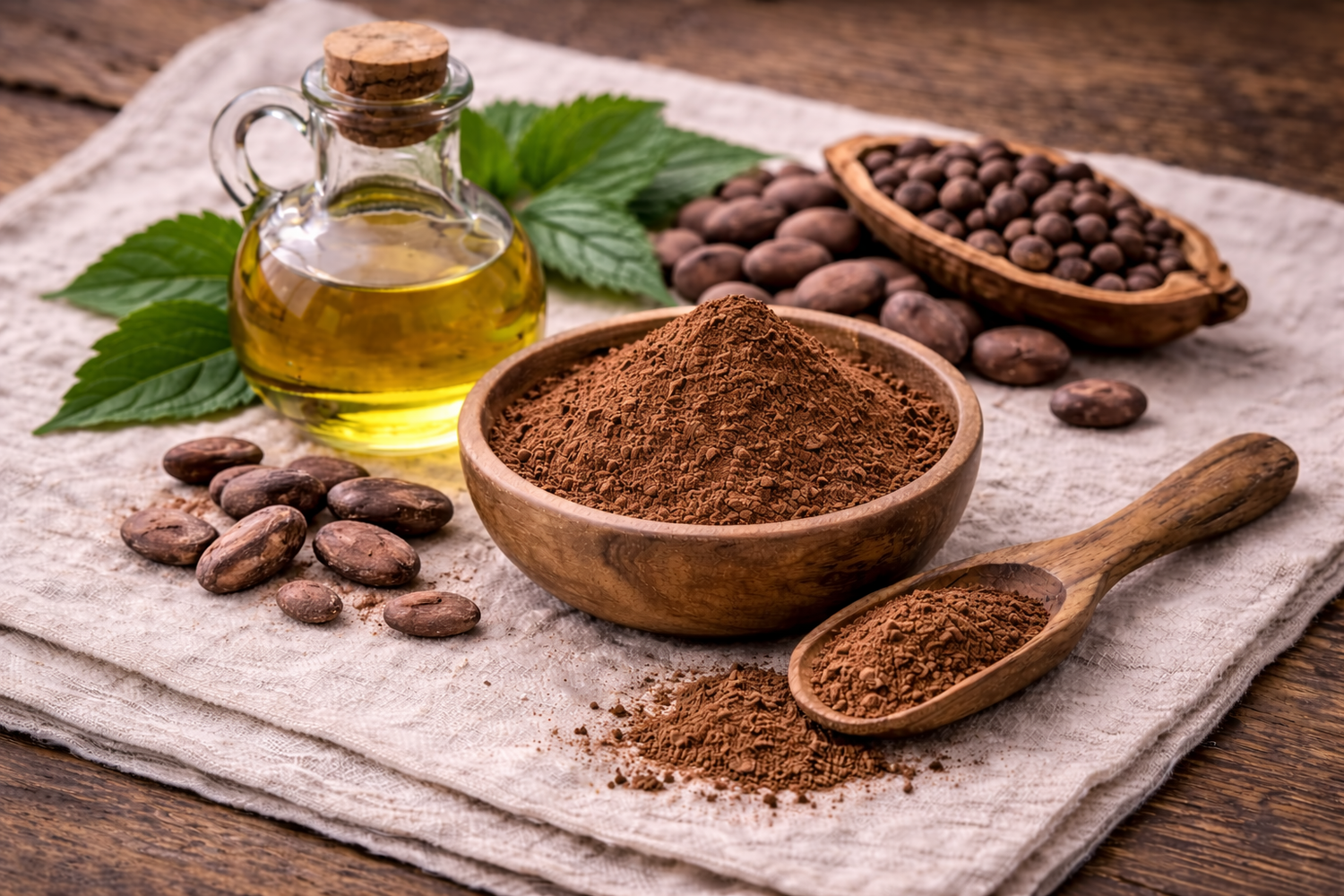 Cocoa Powder used in Posy Potions soaps and lotions