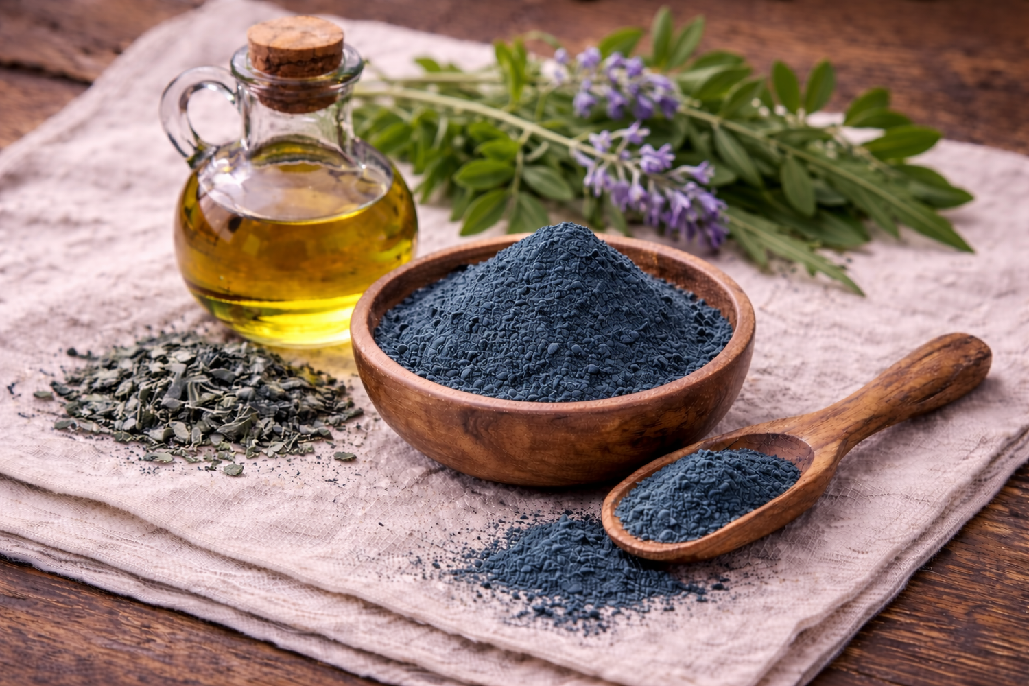 Indigo Powder used in Posy Potions soaps and lotions