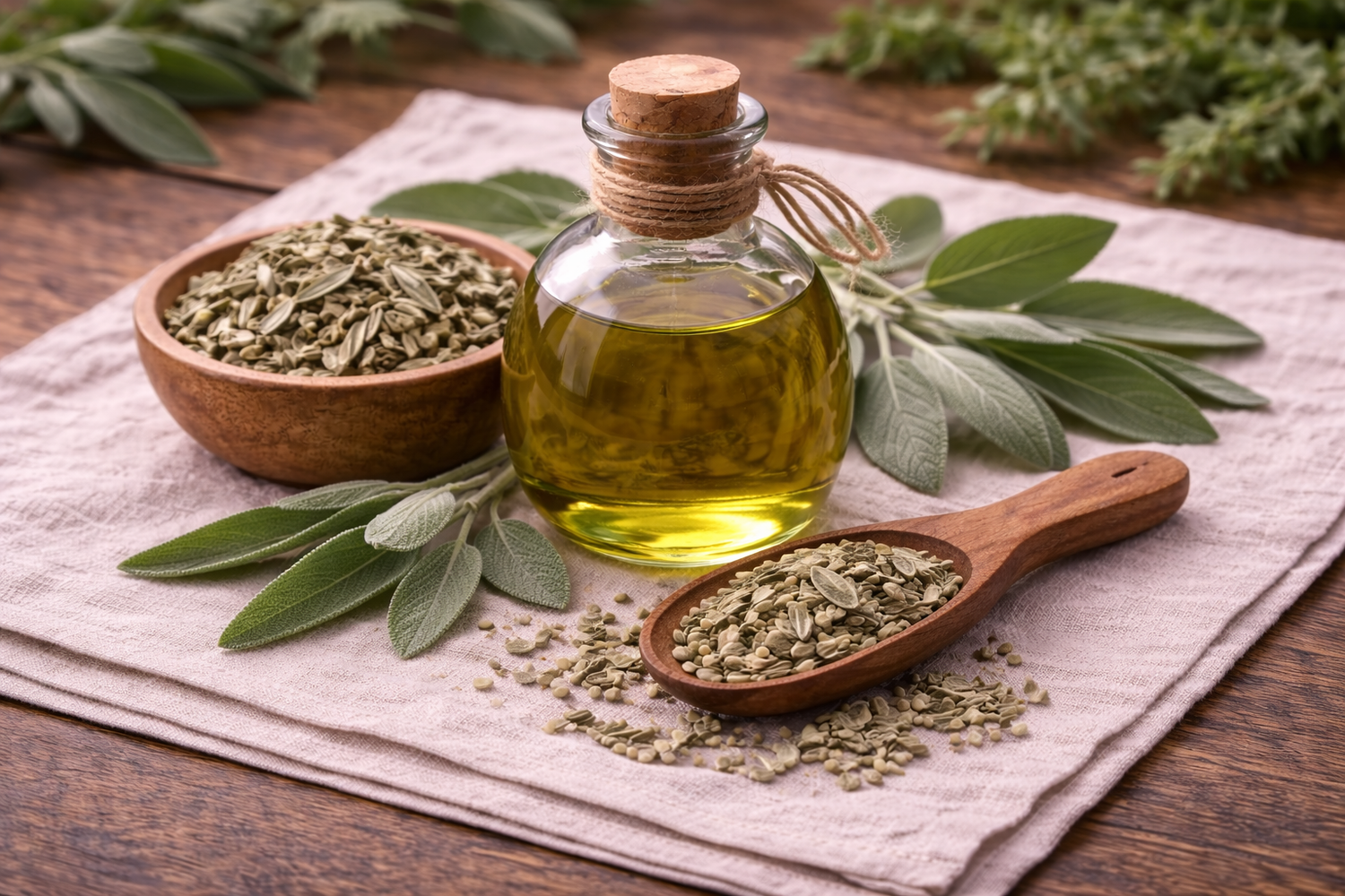 Sage botanical used in Posy Potions infusions