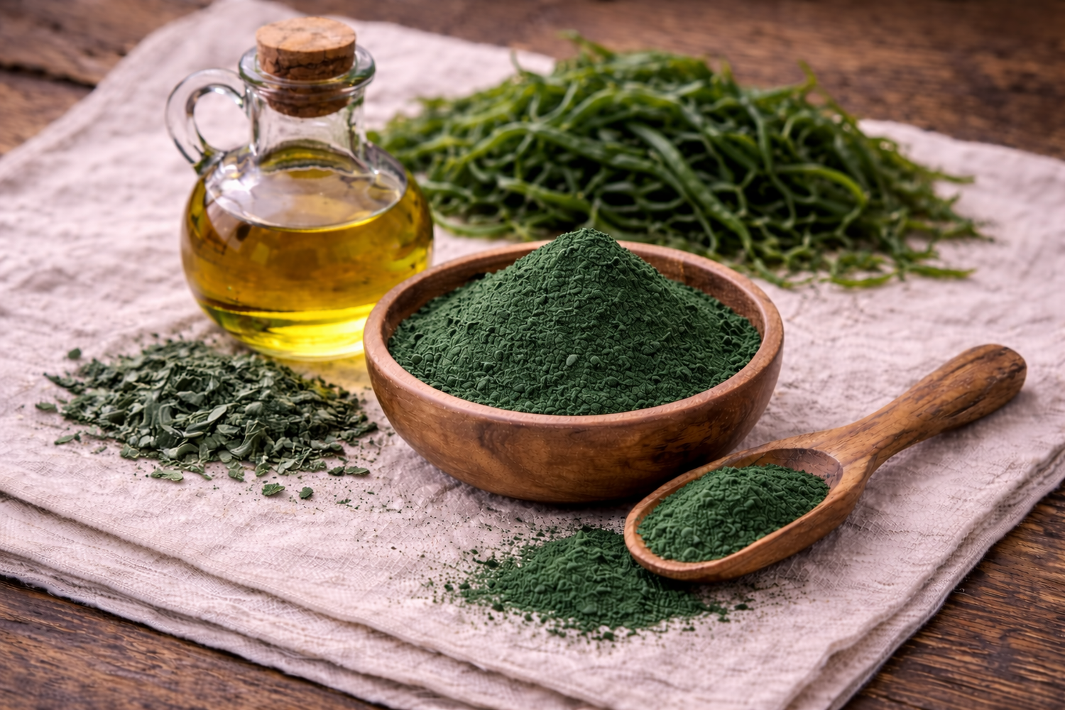 Spirulina used in Posy Potions soaps and lotions