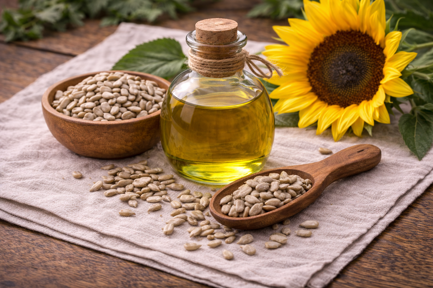 Sunflower Seed Oil used in Posy Potions soaps and lotions